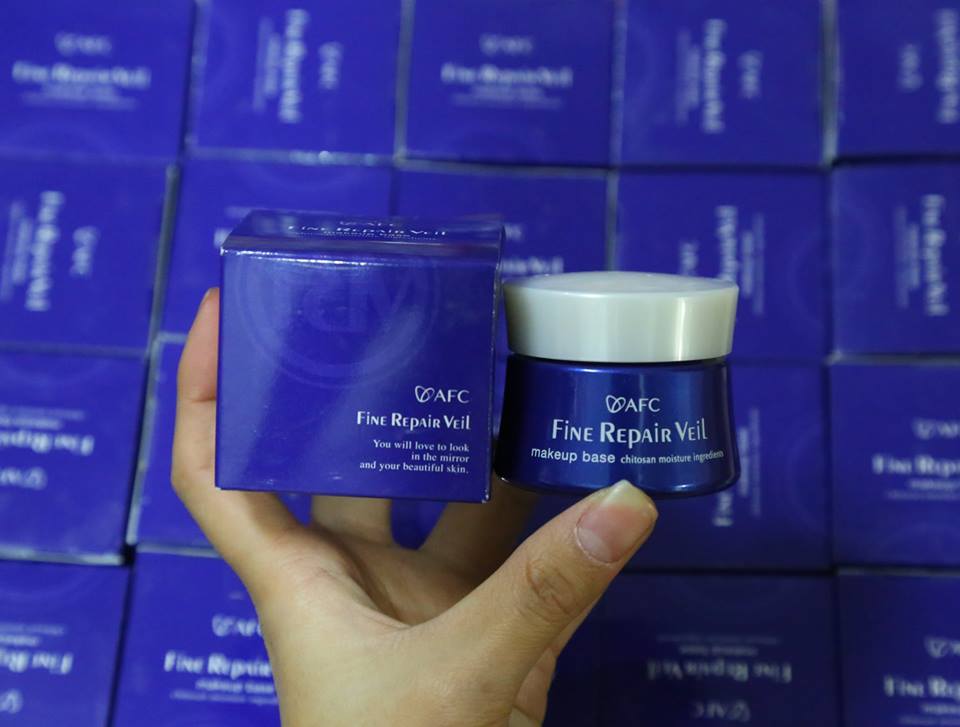 Kem ngày + lót kềm dầu Fine Repair Veil AFC 30g Nhật Bản FineRepairVeil