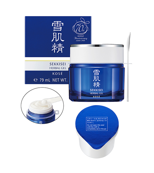 Kem dưỡng mặt nạ ngủ Kose Sekkisei Herbal Gel 6 trong 1 kose-sekkisei-herbal-gel-80g