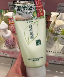 Sữa Rửa Mặt Tạo Bọt Chiết Xuất Trà Trắng Rohto Shirochasou – Tuýp 120g (Nhật Bản) - Yêu Hàng Ngoại