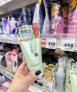 Sữa Rửa Mặt Tạo Bọt Chiết Xuất Trà Trắng Rohto Shirochasou – Tuýp 120g (Nhật Bản)