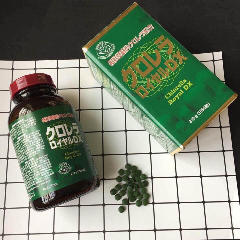 Tảo Lục Chlorella Royal DX Hoàng Gia Nhật Bản 1550 Viên Tảo Lục Chlorella Royal DX Hoàng Gia Nhật Bản 1550 Viên - Yêu Hàng Ngoại