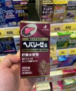 Viên Uống Bổ Gan Phục Hồi Thể Lực Hepalyse G Zeria Shinyaku – Hộp 200 Viên (Nhật Bản)