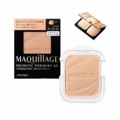 Phấn nén chống tia UV Shiseido Maquillage Dramatic Powdery SPF25 PA++ Nhật Bản