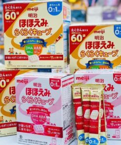 Sữa Meiji 0~1 dạng thanh Nhật Bản - Hộp 30 thanh/60 thanh