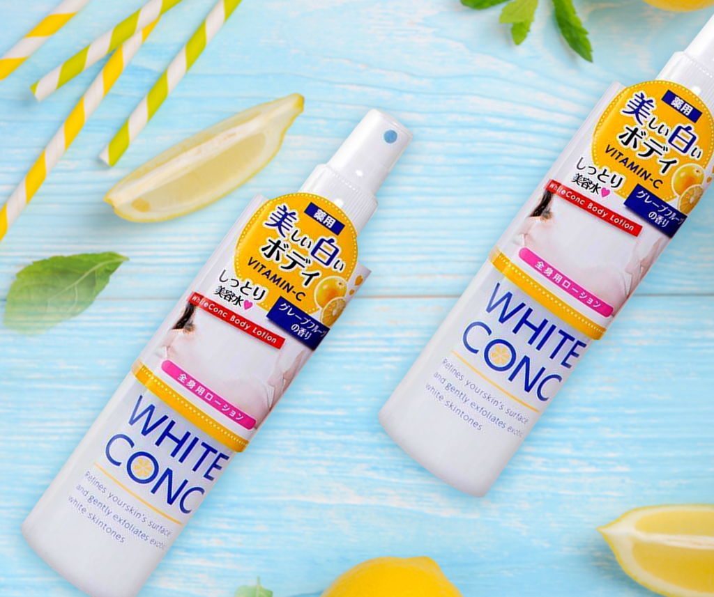 Lotion xịt dưỡng da White Conc Vitamin C 150ml Lotion xịt dưỡng da White Conc Vitamin C 150ml - Yêu Hàng Ngoại