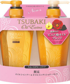 Bộ dầu gội Shiseido Tsubaki Oil Extra Smooth Shampoo & Conditioner 450ml Bộ dầu gội Shiseido Tsubaki Oil Extra Smooth Shampoo & Conditioner 450ml - Yêu Hàng Ngoại
