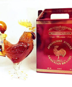 Rượu con gà trống Nga Cognac 500ml quà tết Đinh Dậu năm 2017