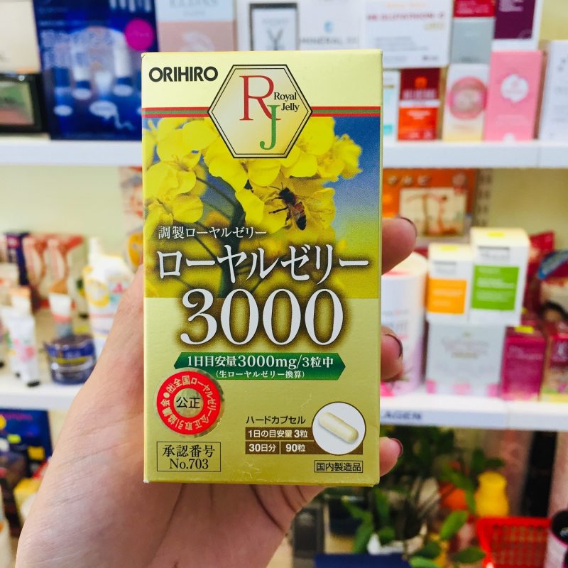 Sữa ong chúa Orihiro Royal Jelly 3000mg Sữa ong chúa Orihiro Royal Jelly 3000mg - Yêu Hàng Ngoại