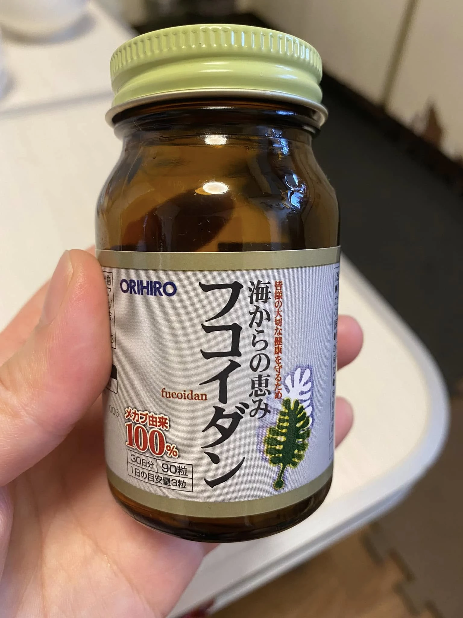 Viên Uống Tảo Nâu Fucoidan Orihiro Mekabu Nhật Bản (90v) Viên Uống Tảo Nâu Fucoidan Orihiro Mekabu Nhật Bản (90v) - Ảnh 3