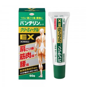 Gel bôi giảm đau nhức và viêm khớp Banterin Kowa EX kem-boi-giam-dau-nhuc-va-viem-khop-banterin-kowa-ex-60g