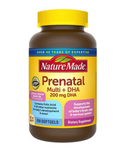 Viên uống bổ sung Vitamin Nature Made Prenatal Multi+ DHA MỸ cho bà bầu