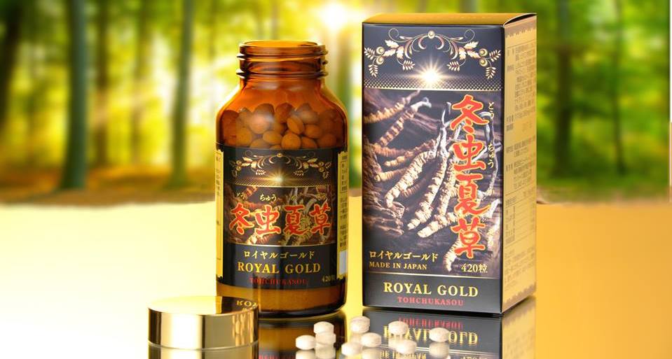 Viên uống đông trùng hạ thảo Tohchukasou Royal Gold 420 viên dong-trung-ha-thao-royal-gold-nhat-ban-420-vien