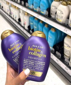 Alternative view of Bộ dầu gội xả mọc tóc Biotin Collagen Ogx Thick & Full Shampoo