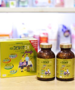 Viên Uống Tảo Vàng Spirulina EX with Family DIC – Hộp 1000 / 2000 Viên (Nhật Bản)