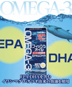 Alternative view of Viên uống dầu cá Omega-3 Orihiro EPA DHA Nhật Bản 180 viên