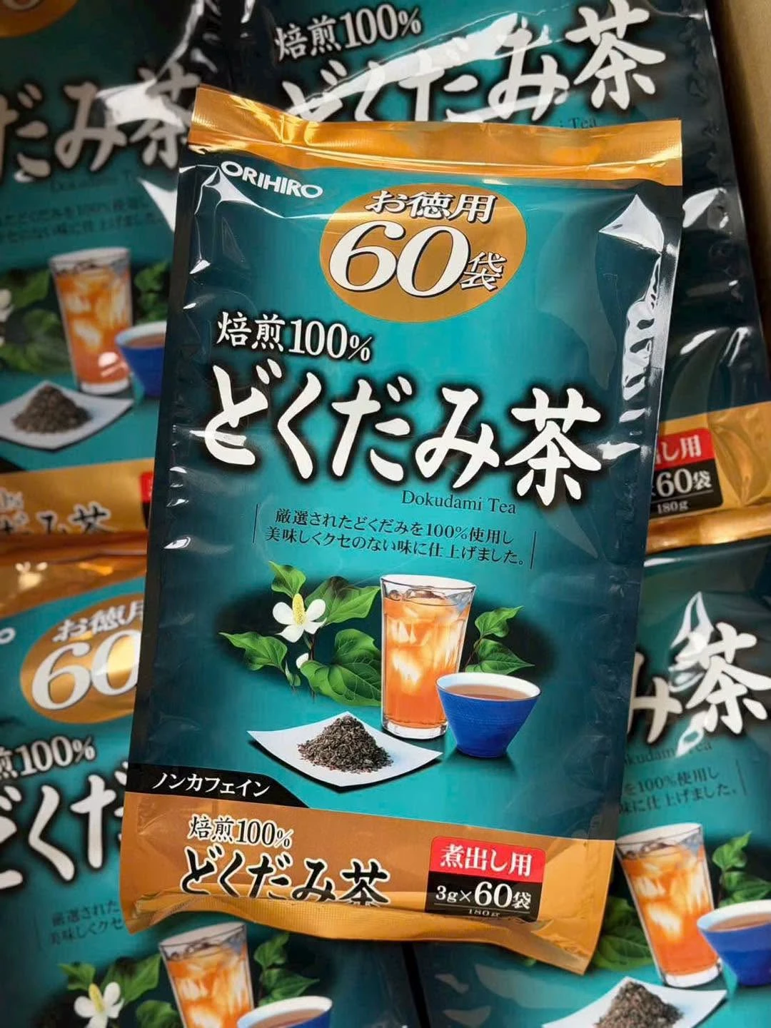Trà Thảo Mộc Diếp Cá Thanh Nhiệt Thải Độc Orihiro Dokudami Tea 100% – Gói 60 Túi Lọc (Nhật Bản) Trà Thảo Mộc Diếp Cá Thanh Nhiệt Thải Độc Orihiro Dokudami Tea 100% – Gói 60 Túi Lọc (Nhật Bản)