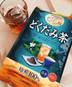 Alternative view of Trà Thảo Mộc Diếp Cá Thanh Nhiệt Thải Độc Orihiro Dokudami Tea 100% – Gói 60 Túi Lọc (Nhật Bản)