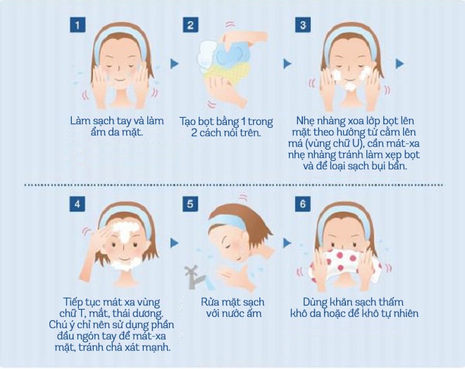 Tại sao phải tạo bọt khi rửa mặt và tạo bọt thế nào mới đúng cách? cach-lam-sach-da-hieu-qua-dung-quy-trinh
