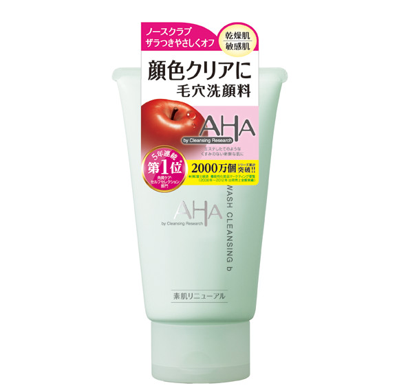 Sữa rửa mặt AHA Wash Cleansing Nhật Bản chiết xuất trái cây sua-rua-mat-aha-da-kho