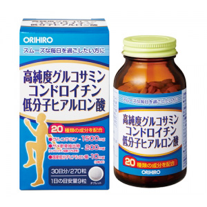 Viên uống bổ xương khớp Orihiro Glucosamine Chondroitin Hyaluronic Acid vien-uong-bo-xuong-khop-orihiro-glucosamine-chondroitin-hyaluronic-acid
