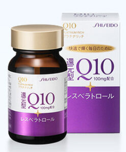 Viên uống đẹp da, chống láo hóa Shiseido Q10 Platinum Rich 100mg