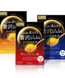 Mặt nạ thạch vàng Utena W Premium Nhật Bản