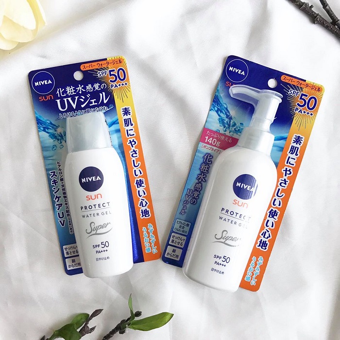 Kem chống nắng Nivea Sun Protect Water Gel SPF50/PA+++ Kem chống nắng Nivea Sun Protect Water Gel SPF50/PA+++ - Yêu Hàng Ngoại
