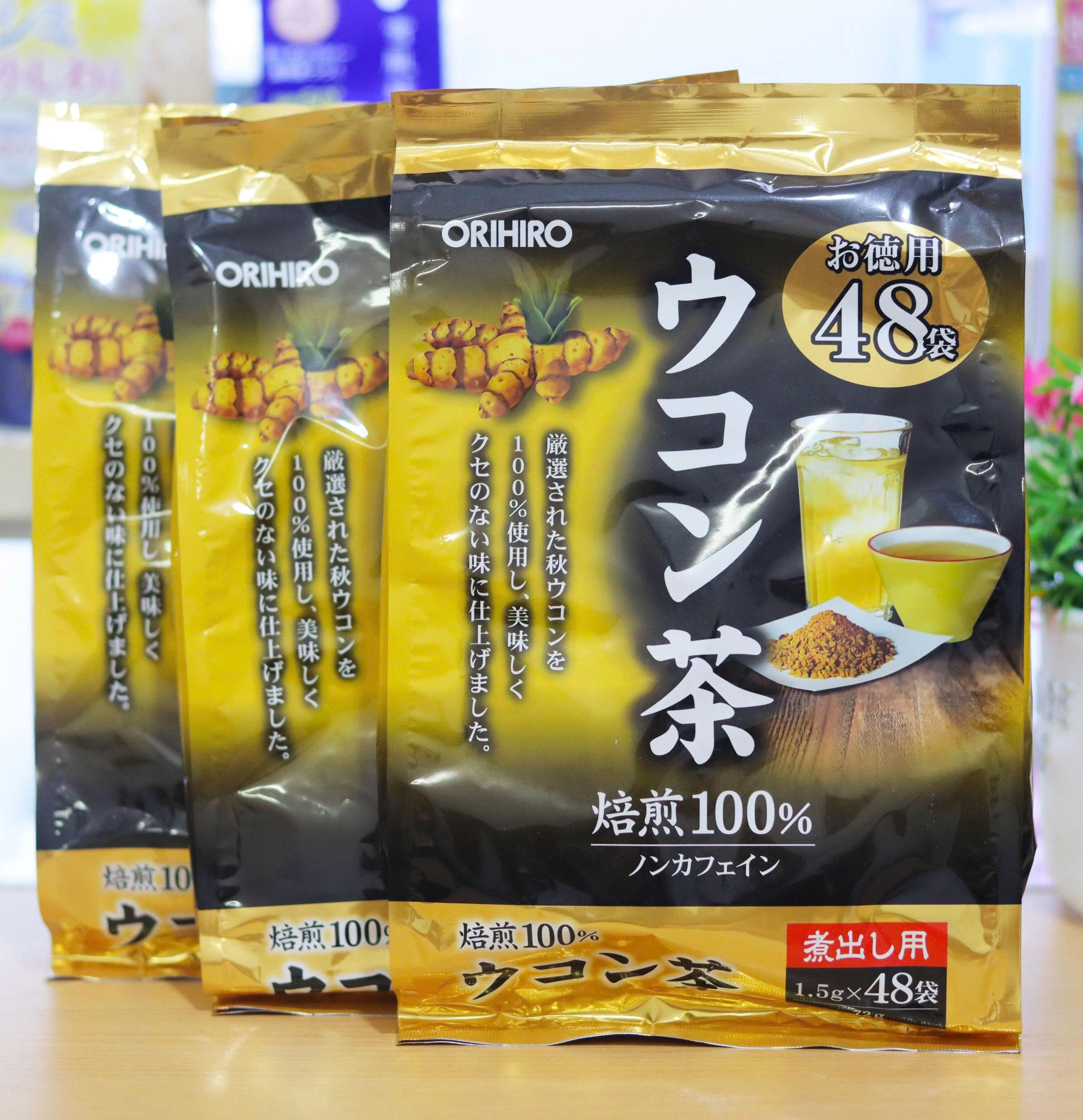 Trà Nghệ Giải Độc Gan Orihiro Ukon Tea Nhật Bản (Gói 48 Túi Lọc) Trà Nghệ Giải Độc Gan Orihiro Ukon Tea Nhật Bản (Gói 48 Túi Lọc)