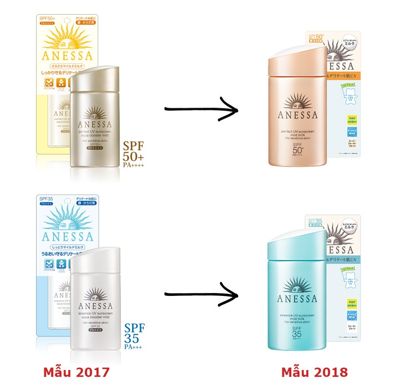Kem chống nắng Shiseido Anessa Perfect/Essence UV Sunscreen Mild Milk Kem chống nắng Shiseido Anessa Perfect/Essence UV Sunscreen Mild Milk - Yêu Hàng Ngoại