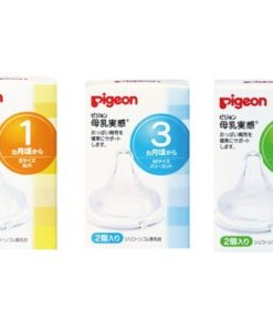 Núm Ti Pigeon Silicone  cho bé Nhật Bản