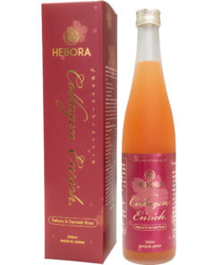 Nước uống Hebora Collagen Enrich Damask Rose Water Nhật Bản