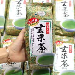 Trà xanh matcha gạo lứt rang Genmaicha Nhật Bản 200g