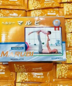Bột uống trắng da Marubi Kyuendo Collagen Herusea Nhật Bản