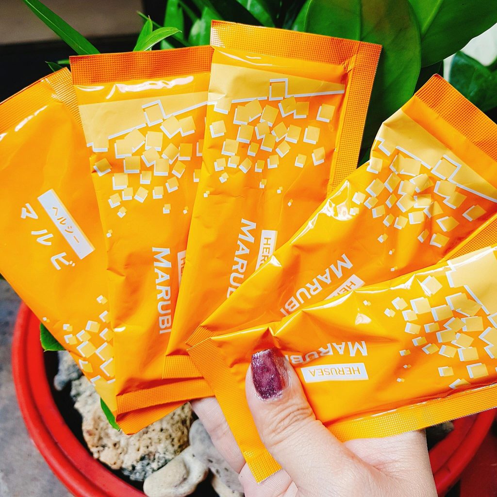 Bột uống trắng da Marubi Kyuendo Collagen Herusea Nhật Bản Bột uống trắng da Marubi Kyuendo Collagen Herusea Nhật Bản - Yêu Hàng Ngoại