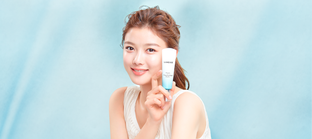 Kem dưỡng trắng da nâng tone Laneige White Dew Tone-up Fluid SPF35/PA++ Hàn Quốc Kem dưỡng trắng da nâng tone Laneige White Dew Tone-up Fluid SPF35/PA++ Hàn Quốc - Yêu Hàng Ngoại