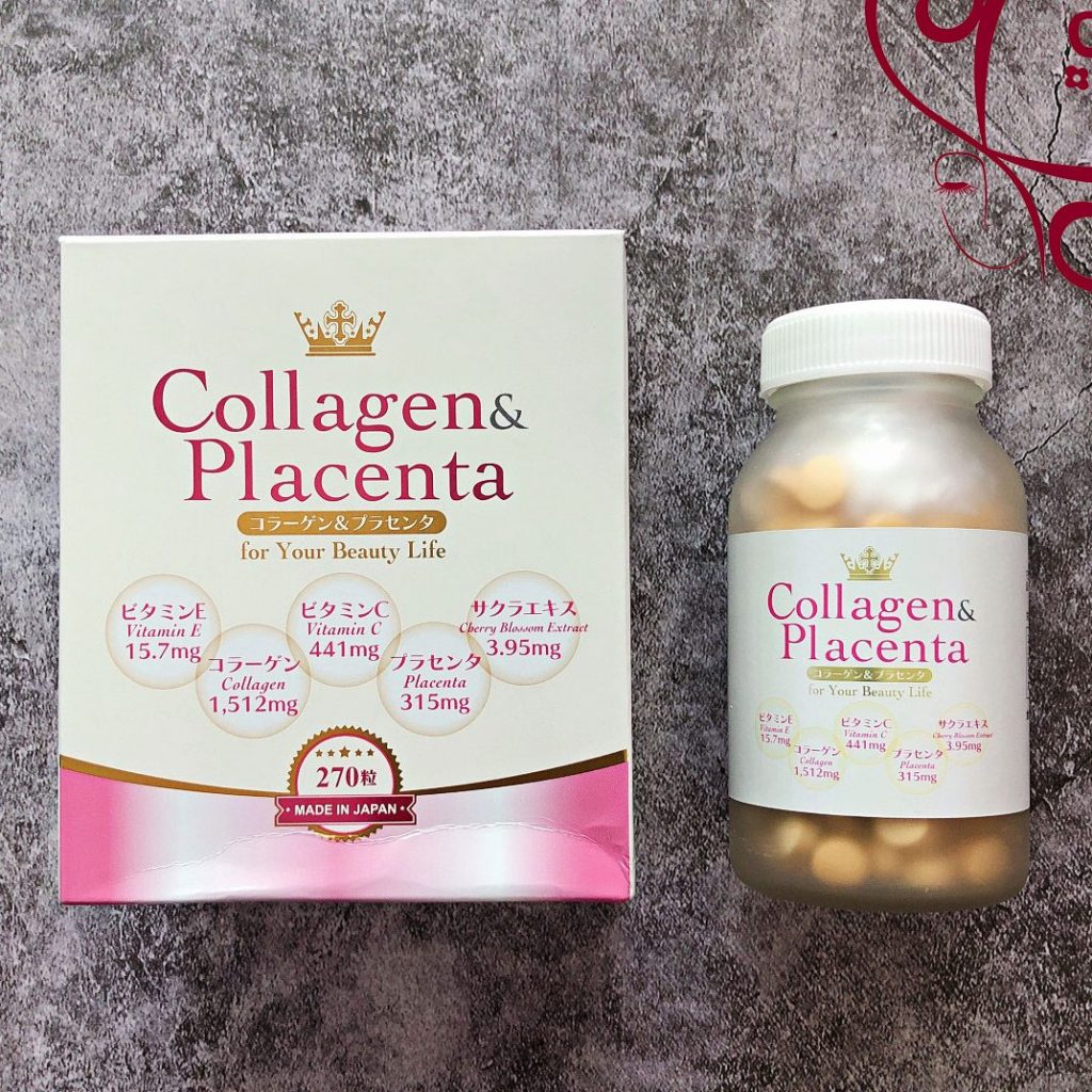 Viên uống Collagen Placenta 5 in 1 nhau thai Nhật Bản Viên uống Collagen Placenta 5 in 1 nhau thai Nhật Bản - Yêu Hàng Ngoại