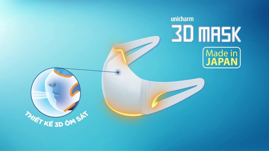Khẩu trang kháng khuẩn Unicharm 3D Mask Nhật Bản Khẩu trang kháng khuẩn Unicharm 3D Mask Nhật Bản - Yêu Hàng Ngoại