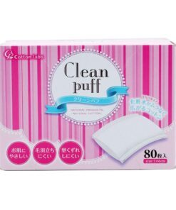 Bông tẩy trang Clean Puff Nhật Bản