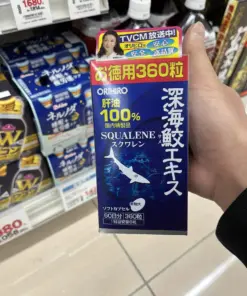 Viên Uống Dầu Gan Cá Mập Orihiro Deep Sea Shark Extract Squalene 100% Nhật Bản Viên Uống Dầu Gan Cá Mập Orihiro Deep Sea Shark Extract Squalene 100% Nhật Bản - Yêu Hàng Ngoại