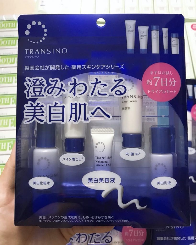 Combo Set Transino mini bộ 5 món hỗ trợ nám Nhật Bản Combo Set Transino mini bộ 5 món hỗ trợ nám Nhật Bản - Yêu Hàng Ngoại