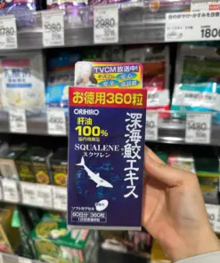 Viên Uống Dầu Gan Cá Mập Orihiro Deep Sea Shark Extract Squalene 100% Nhật Bản