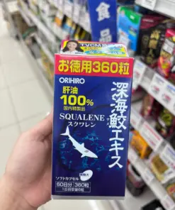 Viên Uống Dầu Gan Cá Mập Orihiro Deep Sea Shark Extract Squalene 100% Nhật Bản Viên Uống Dầu Gan Cá Mập Orihiro Deep Sea Shark Extract Squalene 100% Nhật Bản - Yêu Hàng Ngoại