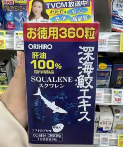 Viên Uống Dầu Gan Cá Mập Orihiro Deep Sea Shark Extract Squalene 100% Nhật Bản Viên Uống Dầu Gan Cá Mập Orihiro Deep Sea Shark Extract Squalene 100% Nhật Bản - Yêu Hàng Ngoại