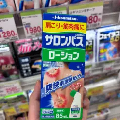 Dung Dịch Lăn Xoa Bóp Giảm Đau Vai Gáy Salonpas Lotion Hisamitsu – Chai 85ml (Nhật Bản) - Yêu Hàng Ngoại