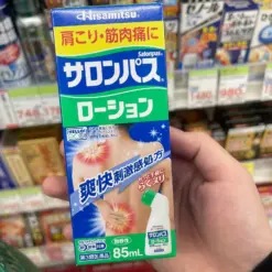 Alternative view of Dung Dịch Lăn Xoa Bóp Giảm Đau Vai Gáy Salonpas Lotion Hisamitsu – Chai 85ml (Nhật Bản)