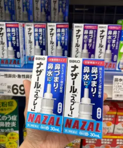 Chai Xịt Mũi Hỗ Trợ Viêm Xoang Viêm Mũi Nazal Sato – Chai 30ml (Nhật Bản)