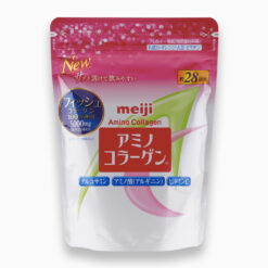 Alternative view of Collagen Meiji Amino Nhật Bản dạng bột màu hồng – mẫu mới