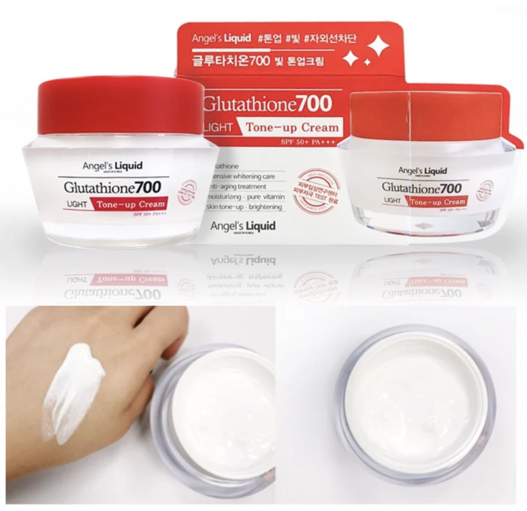 Kem dưỡng trắng da Angel's Liquid Glutathione 700 Light Tone-Up Cream Hàn Quốc Kem dưỡng trắng da Angel's Liquid Glutathione 700 Light Tone-Up Cream Hàn Quốc - Yêu Hàng Ngoại
