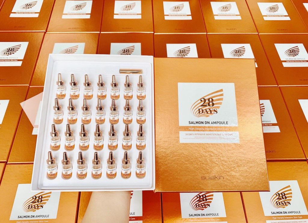 Tế bào gốc Salmon DN Ampoule Suiskin 28 days Hàn Quốc Tế bào gốc Salmon DN Ampoule Suiskin 28 days Hàn Quốc - Yêu Hàng Ngoại