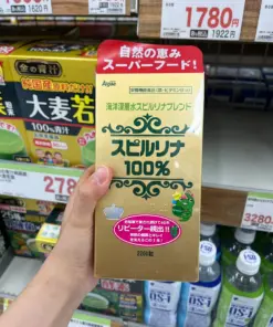 Alternative view of Viên Uống Tảo Xoắn Spirulina Japan Algae 100% – Hộp 2200 Viên (Nhật Bản)